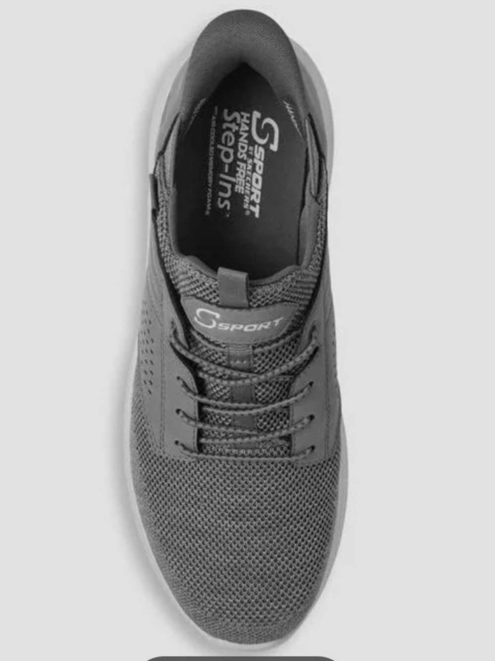 Skechers Men's Slip-On Athletic Mesh Trainer - Gray